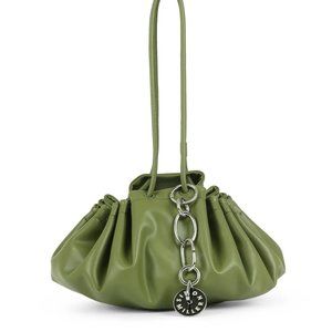 SIMON MILLER Long Scrunch Bag Keychain Alien Green NEW FINAL PRICE